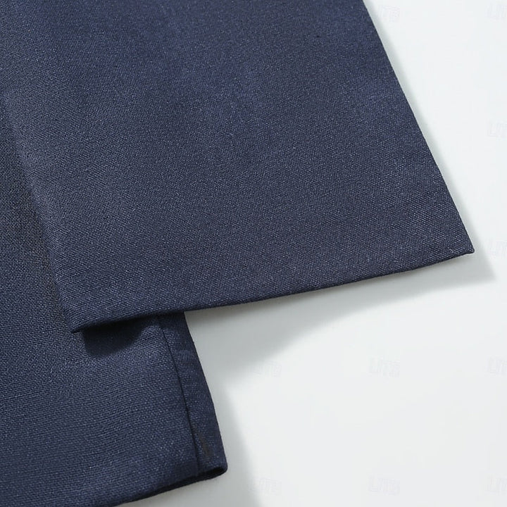 Alexander | Mandarin-Collar Button Jacket