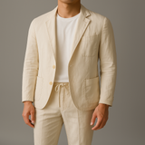 Men's Lightweight Linen Summer Suit | Breathable Comfort, Effortless Style