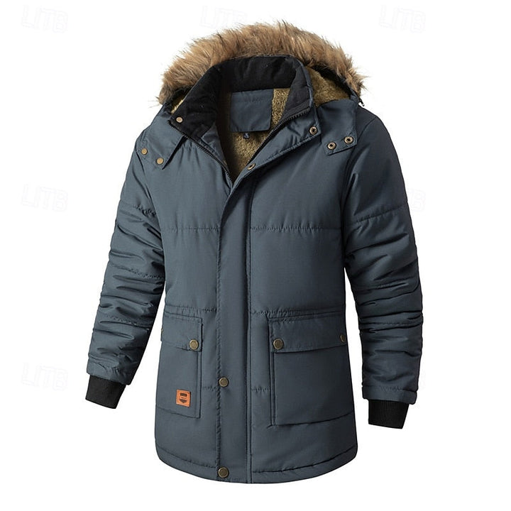 Jasper | Padded Hooded Parka with Pockets