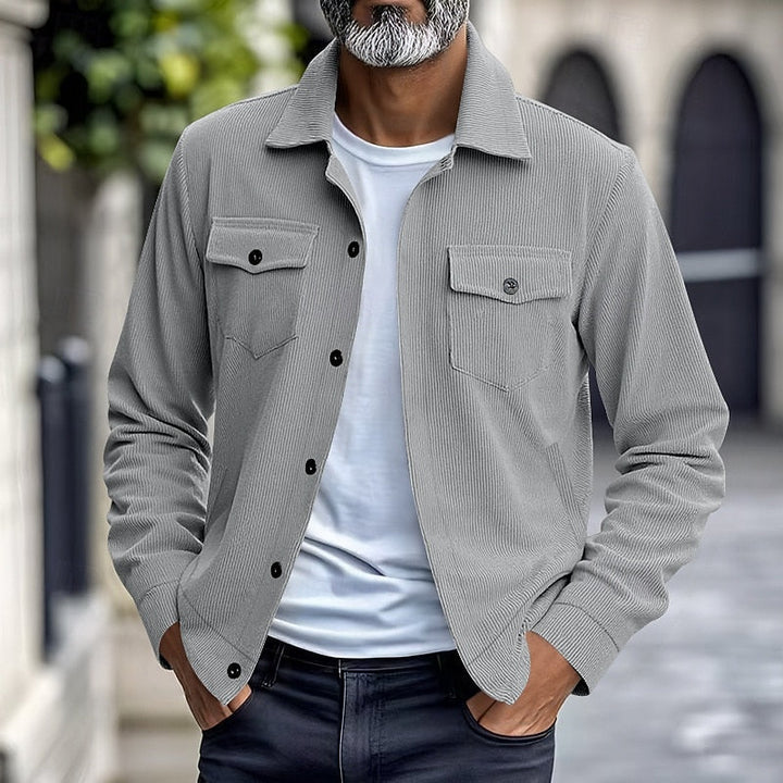 Alistair | Lightweight Lapel-Collar Button Jacket