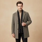 Men's Warm Fur Lined Winter Coat | Ultimate Comfort, Classic Style