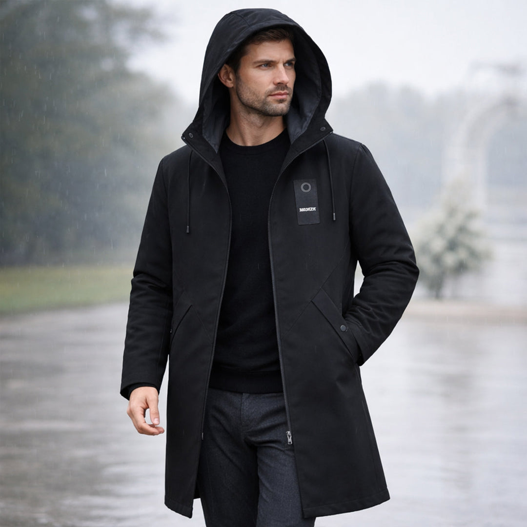 Douglas | Long Windproof Rain Jacket with Hood
