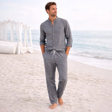 Men's Summer Sets | Retro Cotton & Linen Comfort