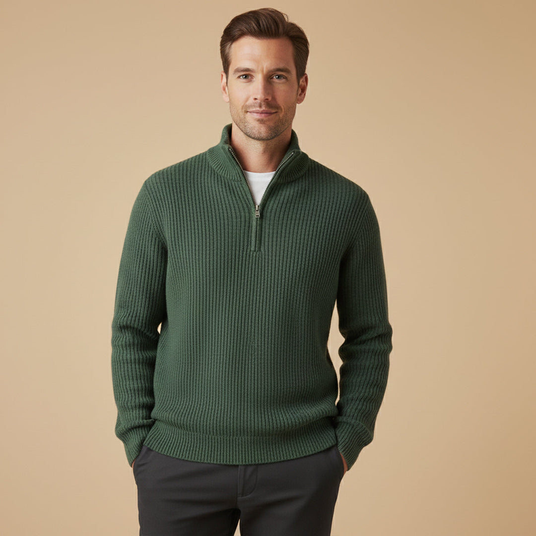 Kyle | Cashmere Half-Zip Jumper