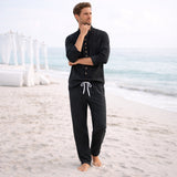 Men's Summer Sets | Retro Cotton & Linen Comfort