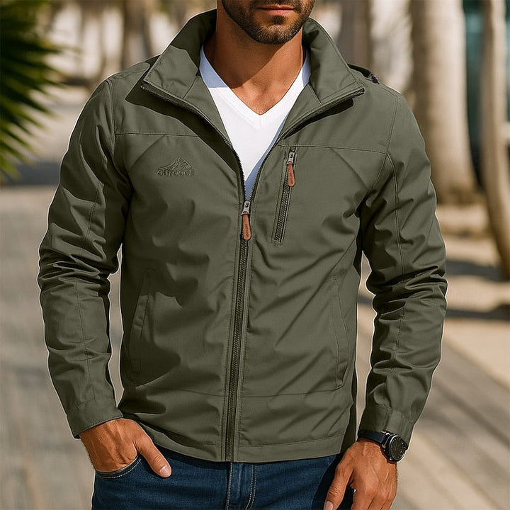 Martin | Wind-Resistant Stand-Collar Zip Jacket