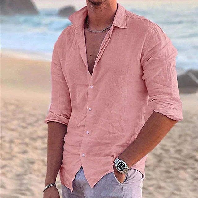 Men's Cotton-Linen Shirt
