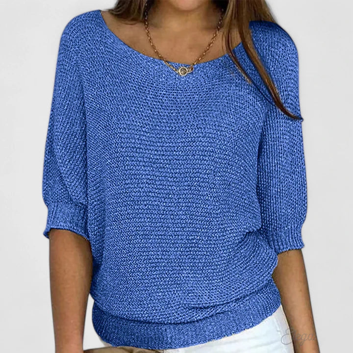 Wendy | Batwing Sleeve Jumper in Soft Knit