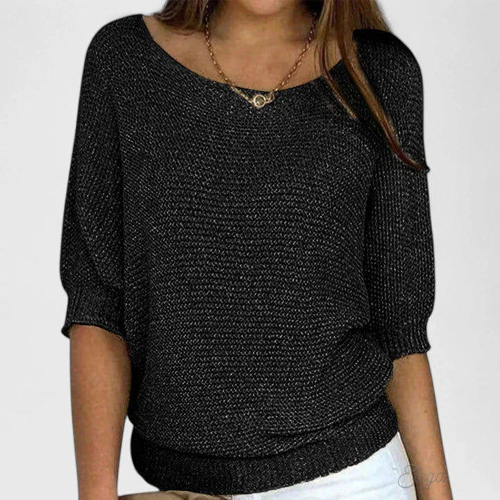 Wendy | Batwing Sleeve Jumper in Soft Knit