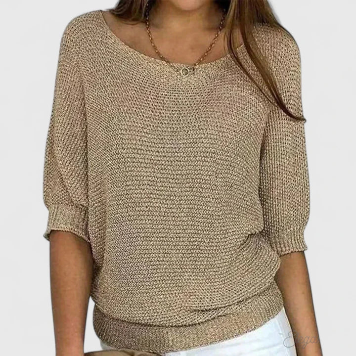 Wendy | Batwing Sleeve Jumper in Soft Knit