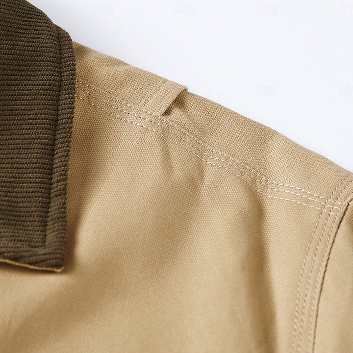 Elliot | Utility Zip Jacket with Shirt Collar