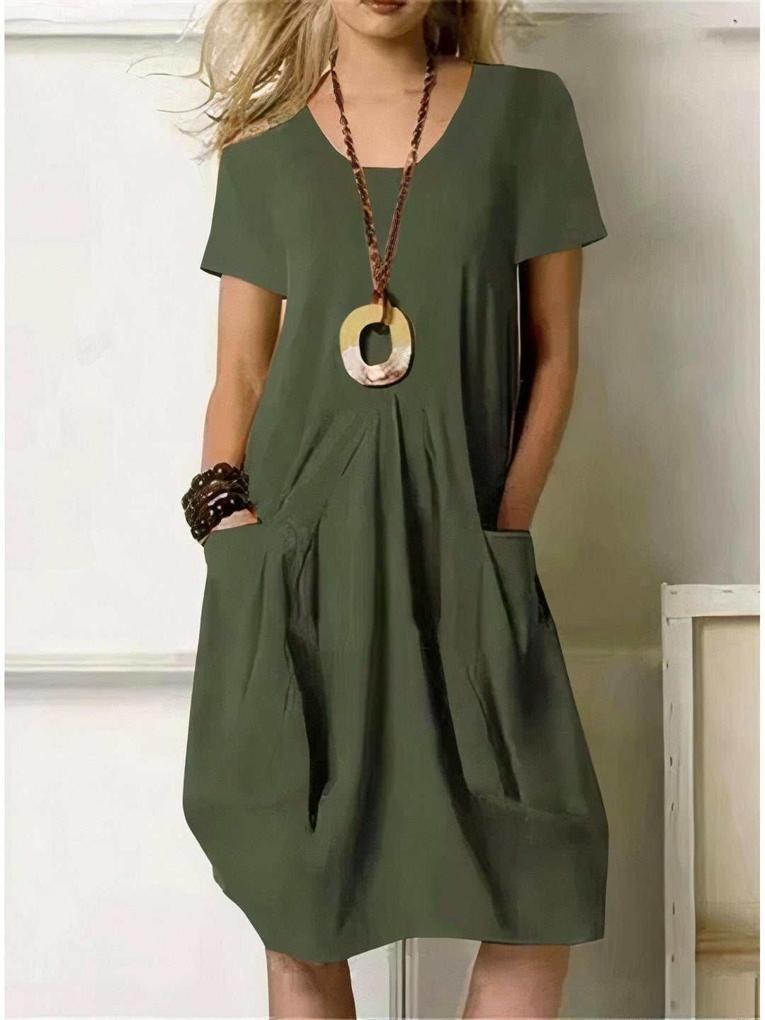 Amy | Cotton A-Line Dress
