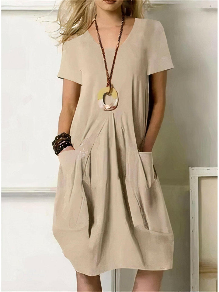Amy | Cotton A-Line Dress