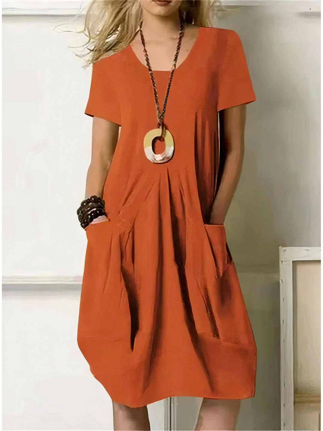 Amy | Cotton A-Line Dress
