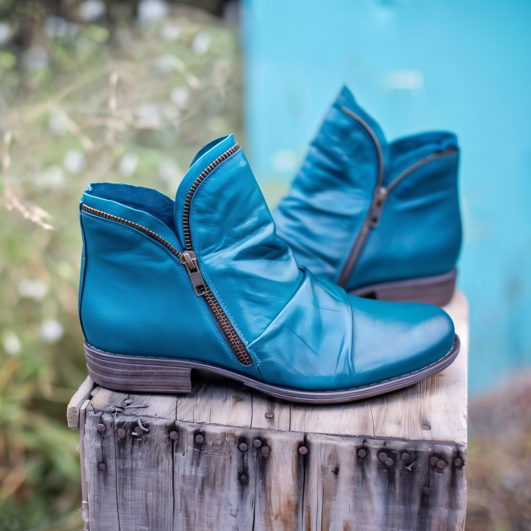 Georgia | Easy-On Ankle Boots with Quick Fastening