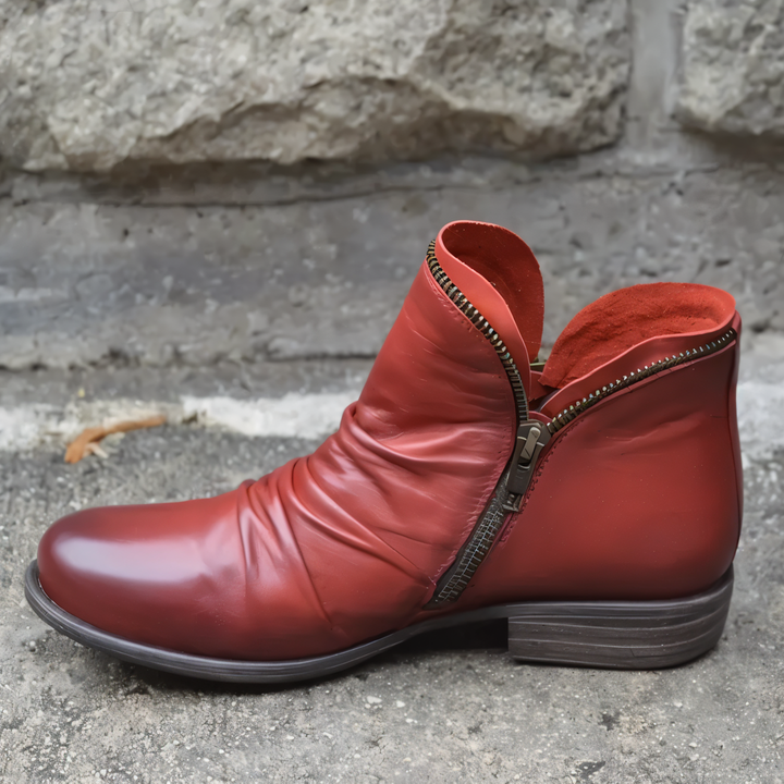 Georgia | Easy-On Ankle Boots with Quick Fastening