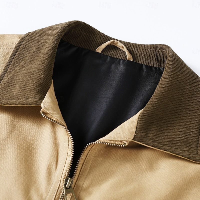 Elliot | Utility Zip Jacket with Shirt Collar