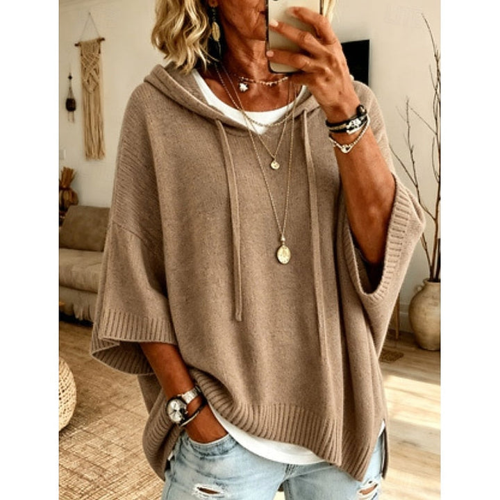Daisy | Hooded Jumper with 3/4 Sleeves