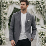 Summer Wedding Blazer Men | Lightweight Linen Comfort