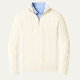 Men's Cable Knit Zipper Sweater | Old Money Sophistication & Winter Warmth