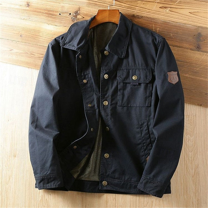 Gregor | Lightweight Utility Jacket with Lapel Collar