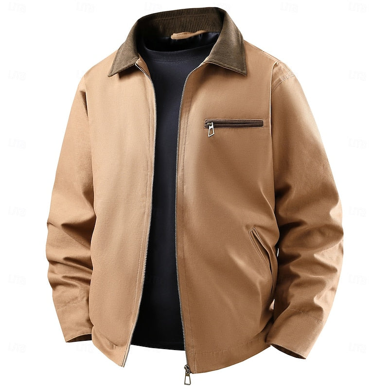 Elliot | Utility Zip Jacket with Shirt Collar