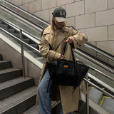 Structured Shopper Bag with Gold-Tone Hardware | Refined Utility, Timeless Style
